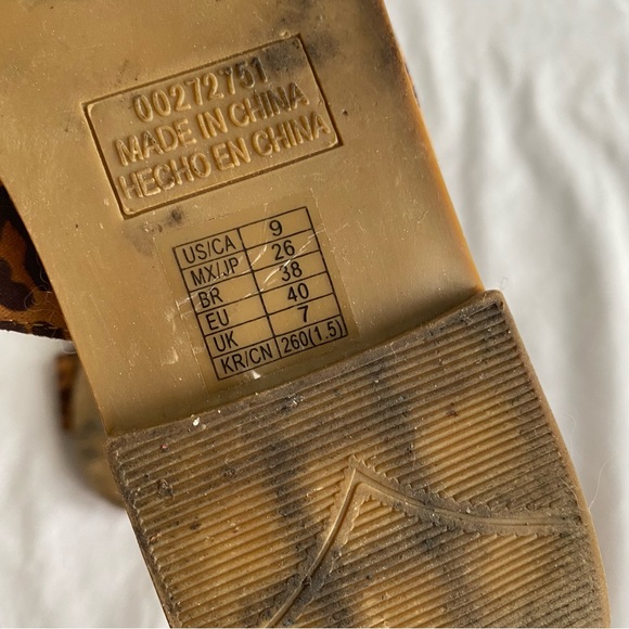 Forever 21 Leopard Sandals - Picture 5 of 5